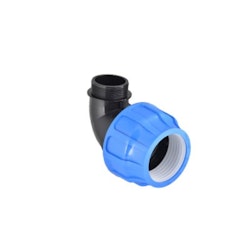 PEM Vinkel 90º Ø50 mm x 2" (2 tum) utvändig gänga