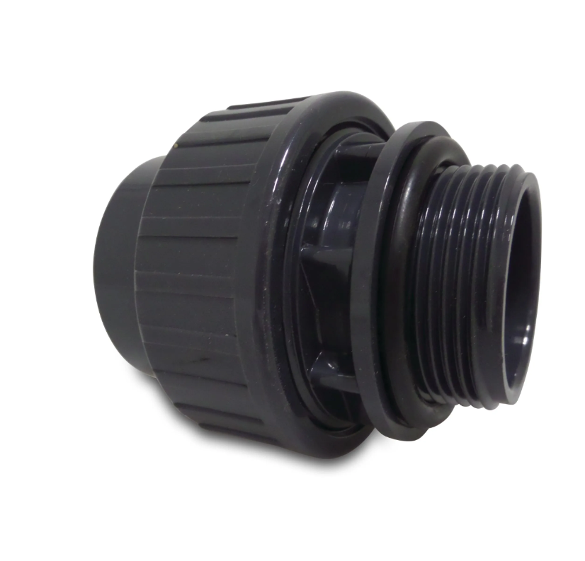 Profec Union Ø63 mm lim X R50 (2 tum) utvändig gänga med O-ring