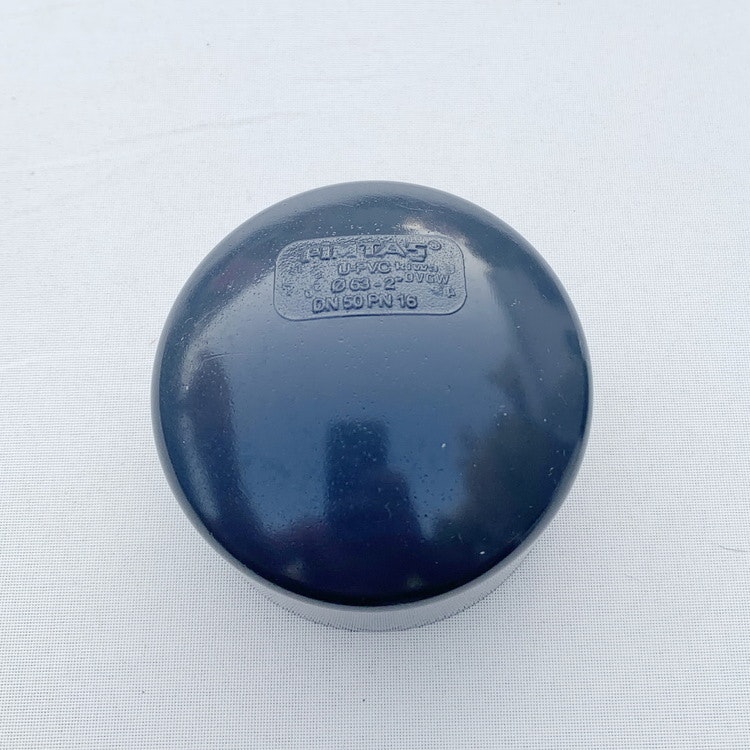 PVC-U Ø 63 mm Ändplugg för limning