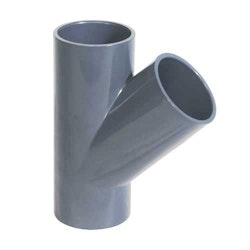 PVC-U Ø63 mm Grenrör T-koppling 45º limmas på alla sidor