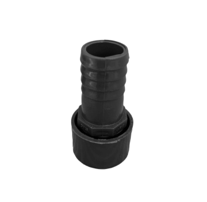 Slangadapter Ø32 mm x Övergång Ø50 mm med 1 tum (R25) gängad delning