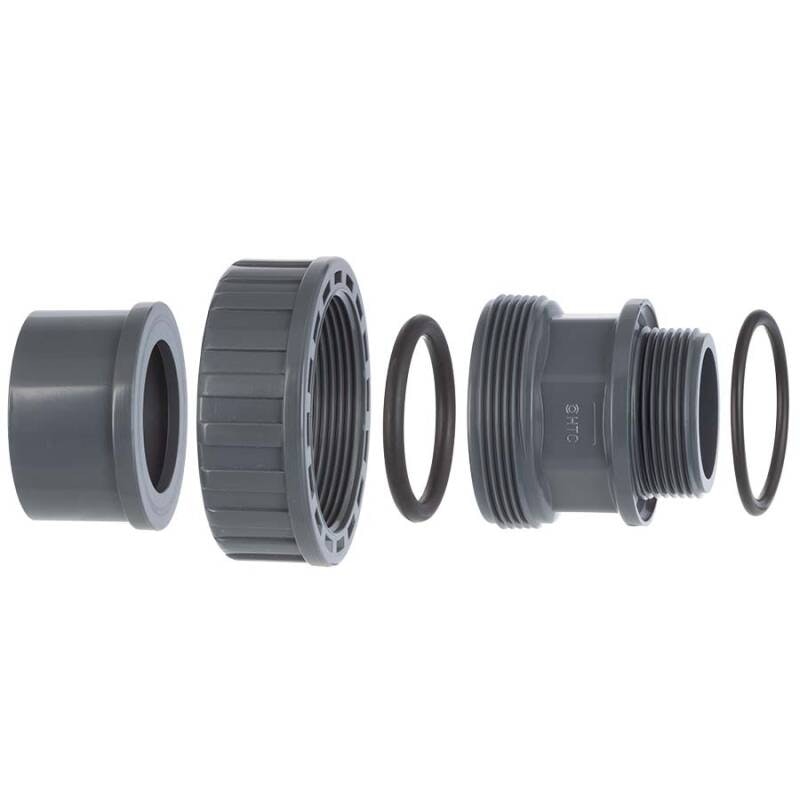 HTC Union Ø50 mm lim X R40 (1,5 tum) utvändig gänga med O-ring