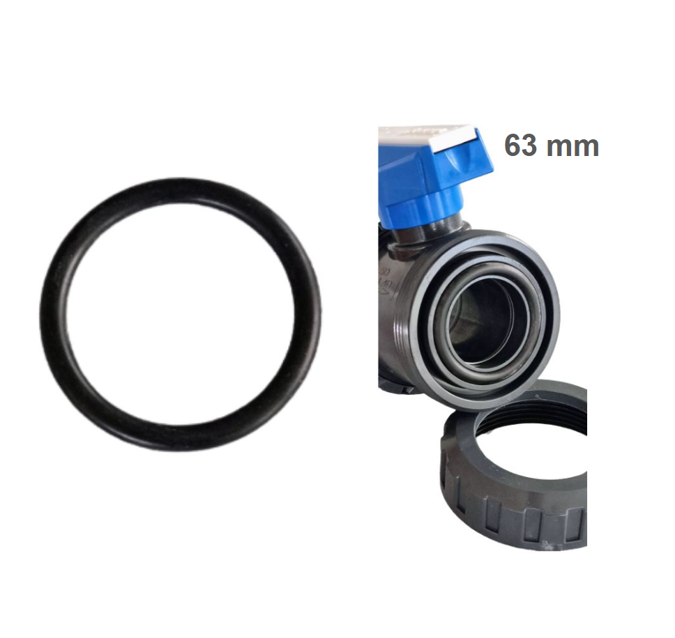 O-ring till standardkulventil / union Ø63 mm (53,34 X 5,33 EPDM)