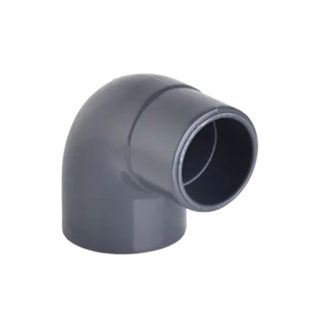PVC-U Böj 90º med reducering Ø63 mm x Ø50 mm limmuff