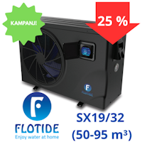 Flotide SX Värmepump med Inverter och Wi-Fi, flera varianter