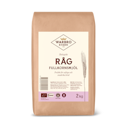 Råg fullkornsmjöl 2 kg KRAV