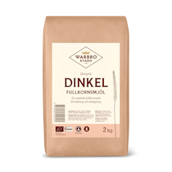 Dinkel fullkornsmjöl 2 kg KRAV OBS! Halva priset pga kort datum