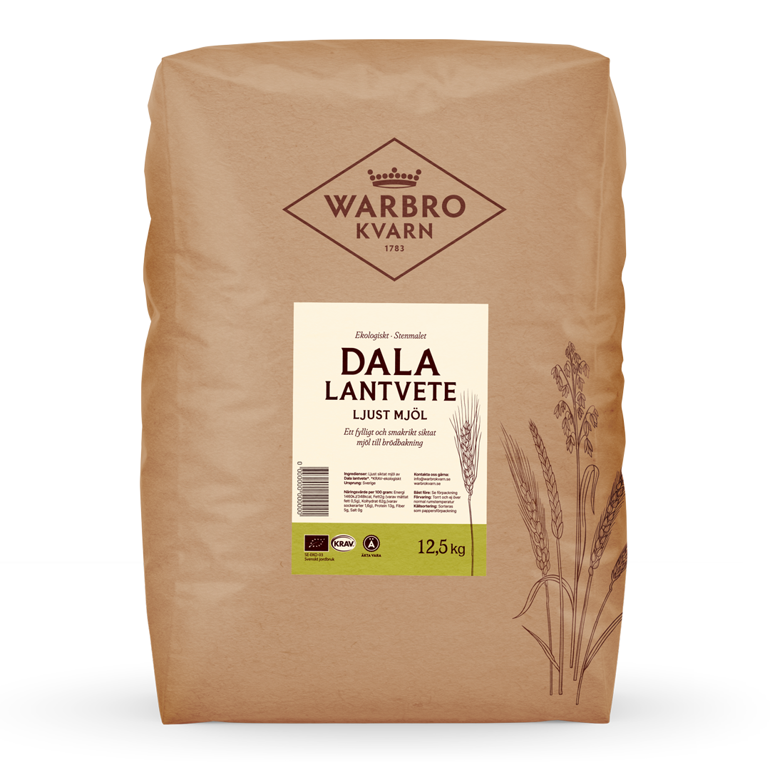 Stenmalet Dala Lantvete Ljust 12,5 kg KRAV