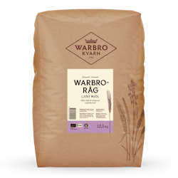 Stenmalet Warbro-Råg Ljust (oblandat) 12,5 kg KRAV