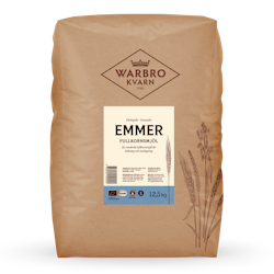 Stenmalet Emmer fullkornsmjöl 12,5 kg KRAV