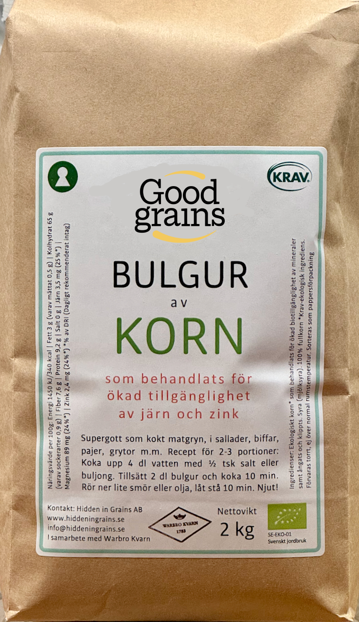 Good Grains Bulgur av korn med tillgängliga mineraler, 2 kg