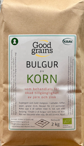 Good Grains Bulgur av korn med tillgängliga mineraler, 2 kg