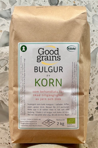 Good Grains Bulgur av korn med tillgängliga mineraler, 2 kg
