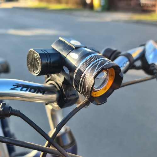 Cykellampor LED Fram/Bak Laddningsbara