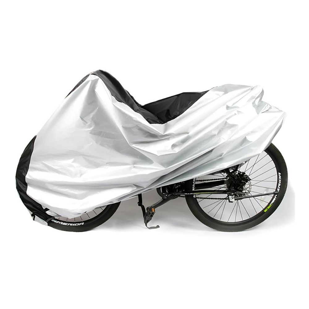 Cykelöverdrag 200x110 cm Svart/Silver