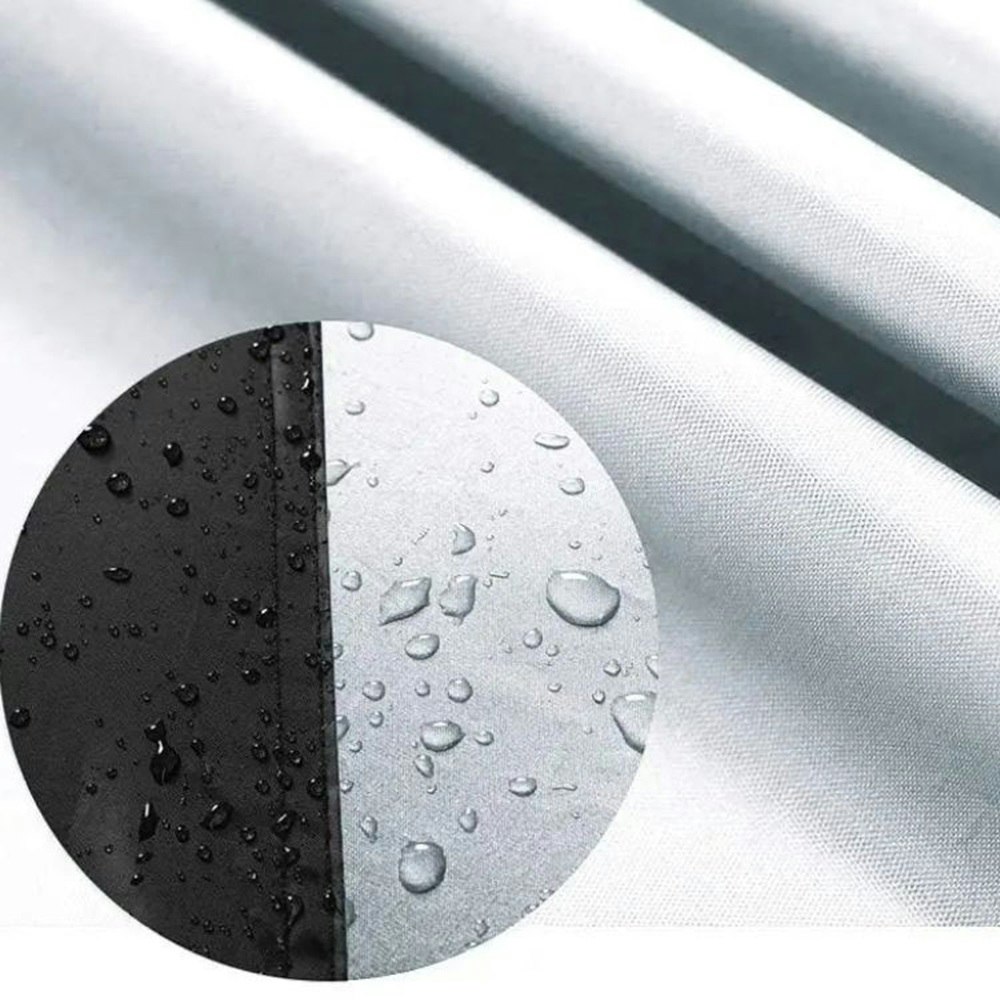 Cykelöverdrag 200x110 cm Svart/Silver