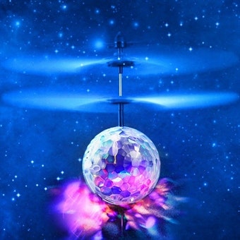 Flygande diskotek Boll-LED styrd av handhelikopter drönare UFO infraröd  uppladdningsbar USB - Kolla surprise