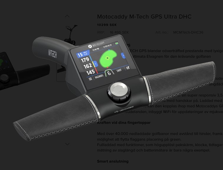 MOTOCADDY M-TECH GPS Elvagn