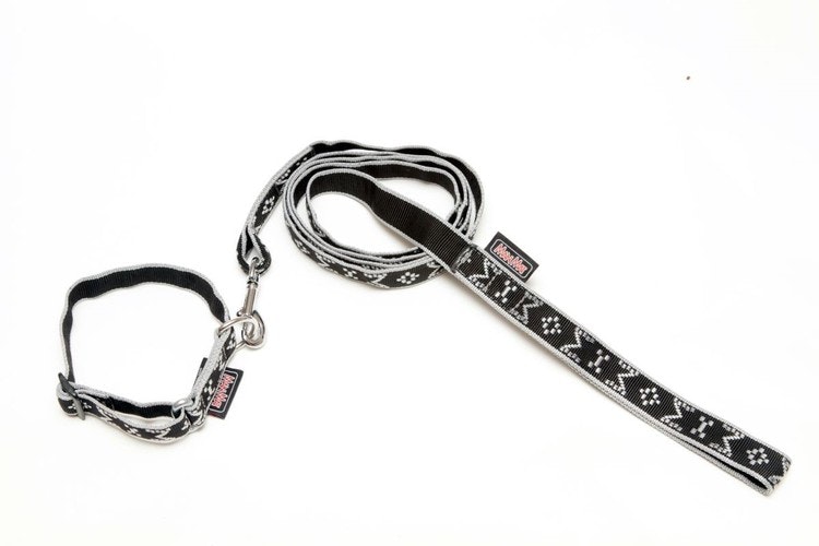 ManMat Valpkit Halsband 22 - 34 cm + Koppel 175cm - www.dragbutiken.se