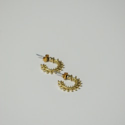 Luna earrings, gold