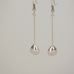 Lucienne earrings, silver