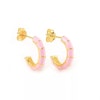 Baby pink earrings