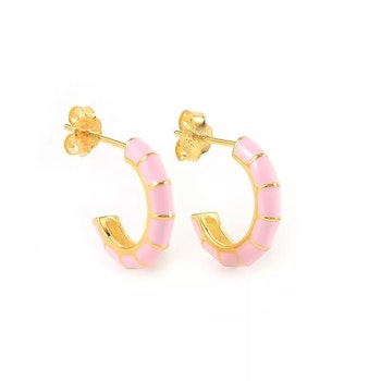 Baby pink earrings