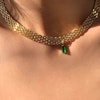 Green Chain Necklace