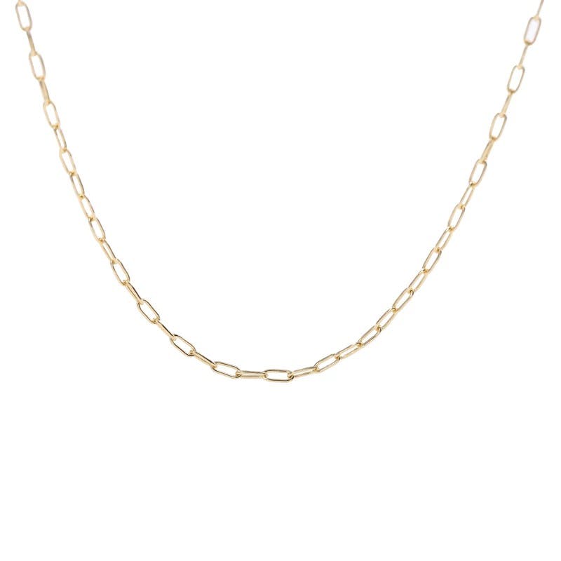 Gold Thin Chain Necklace
