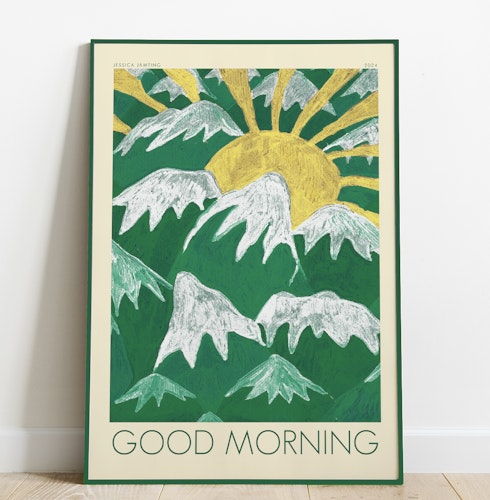 Good Morning  – Samoa Green –  Poster av Jessica Jämting