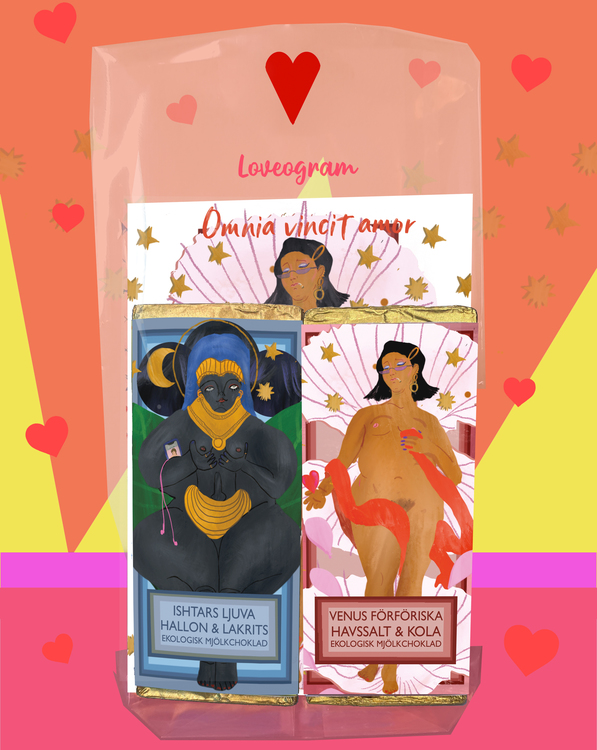LOVEOGRAM – Mjölkchoklad, pepp & kärleksgudar