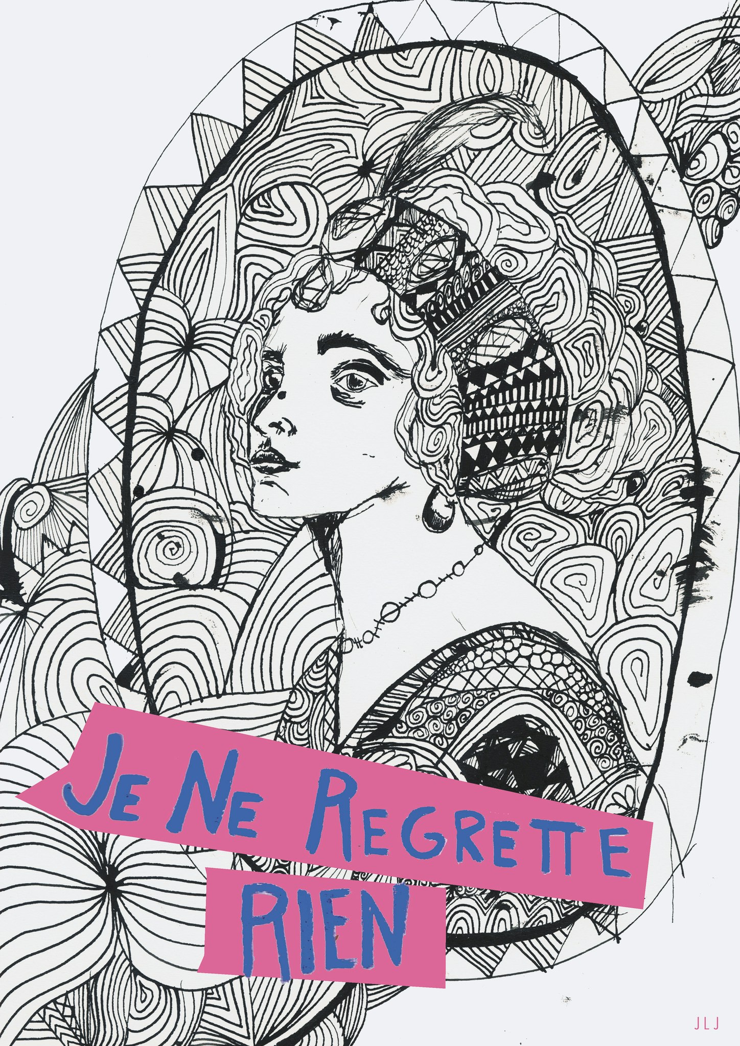 Je Ne Regrette Rien - Poster av Jessica Jämting