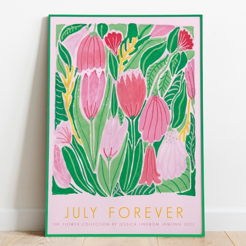 July Forever  - Poster av Jessica Jämting
