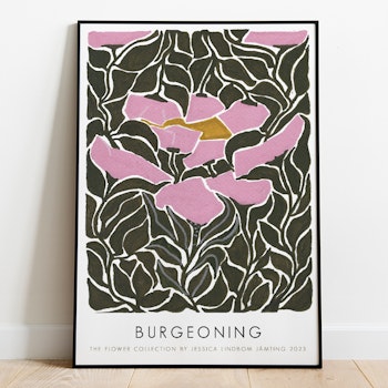 Burgeoning - Poster av Jessica Jämting
