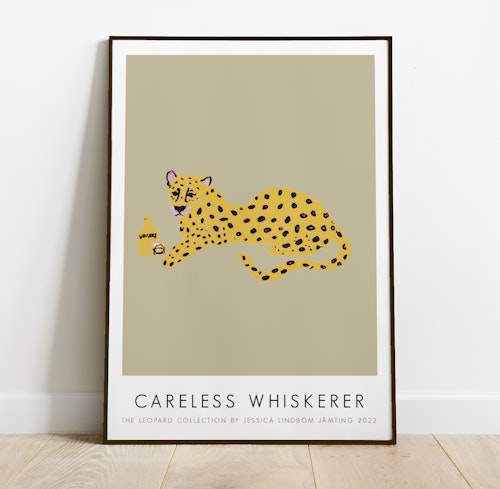 Careless Whiskerer - Poster av Jessica Jämting