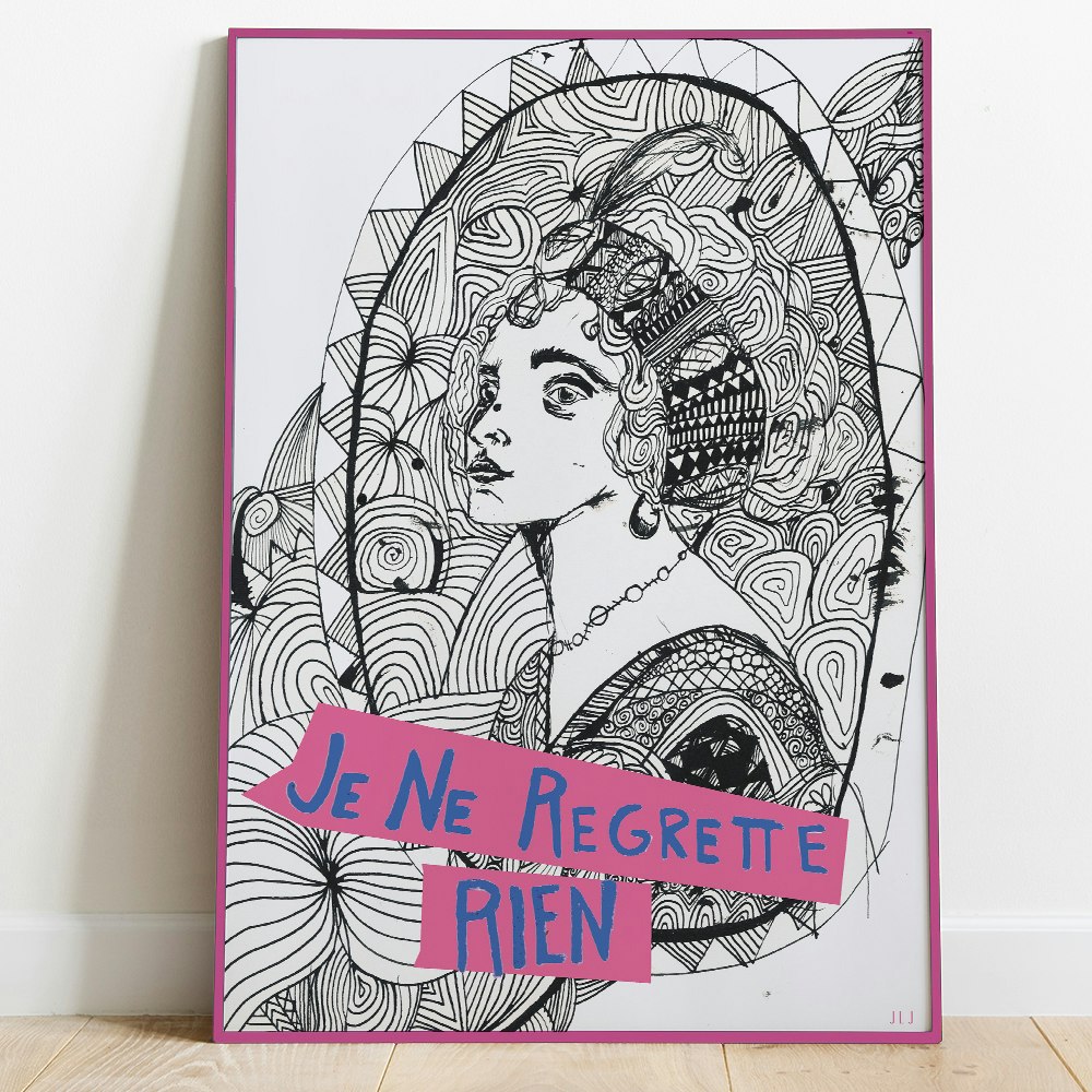 Je Ne Regrette Rien - Poster av Jessica Jämting