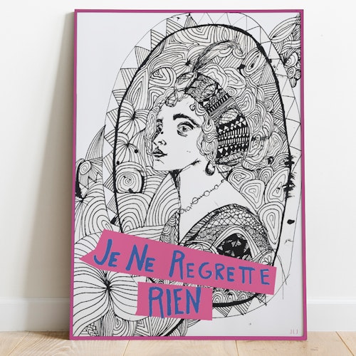 Je Ne Regrette Rien - Poster av Jessica Jämting