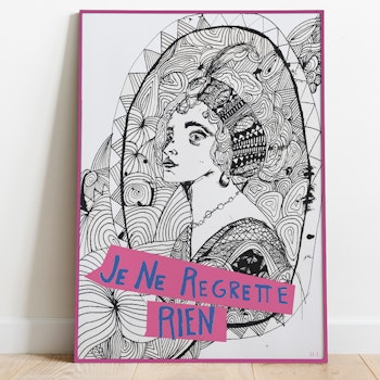 Je Ne Regrette Rien - Poster av Jessica Jämting
