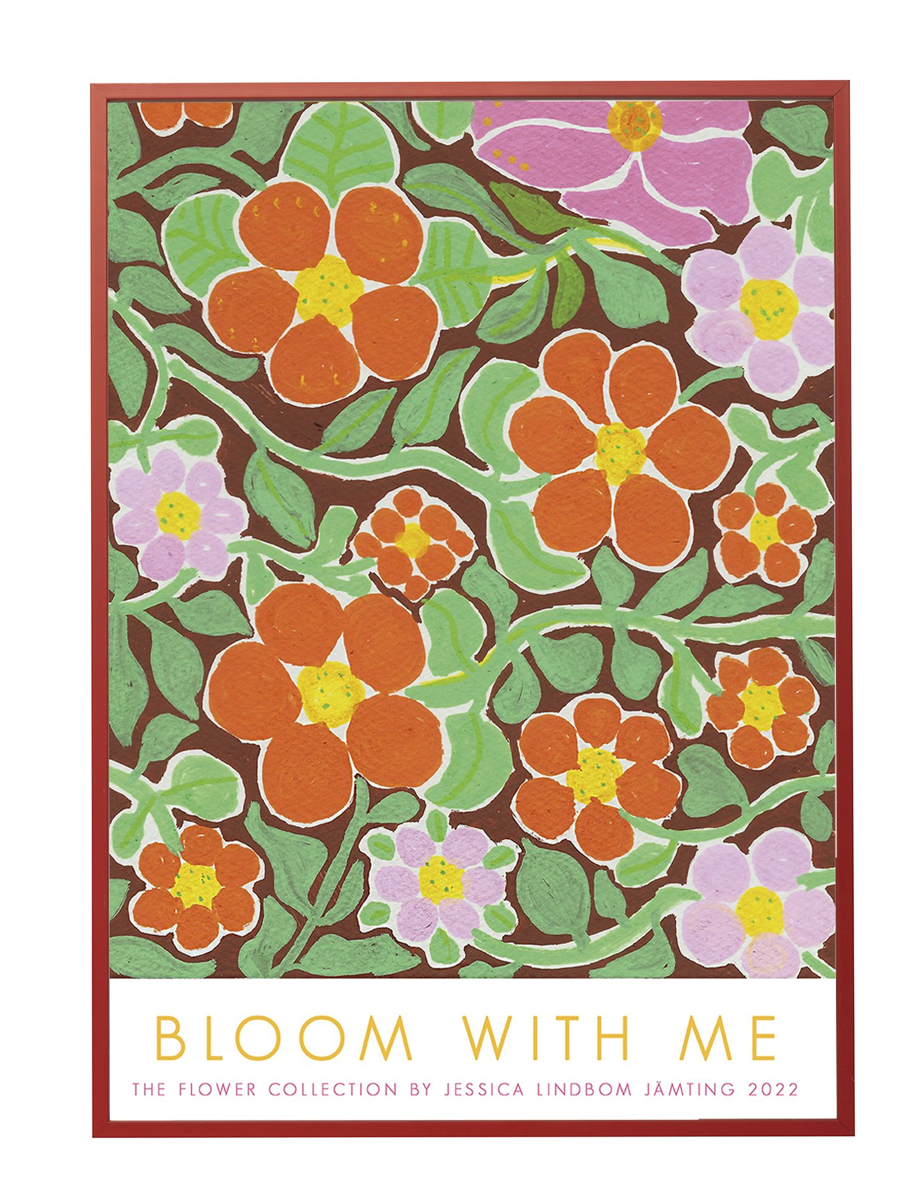 Bloom with me - Poster av Jessica Jämting