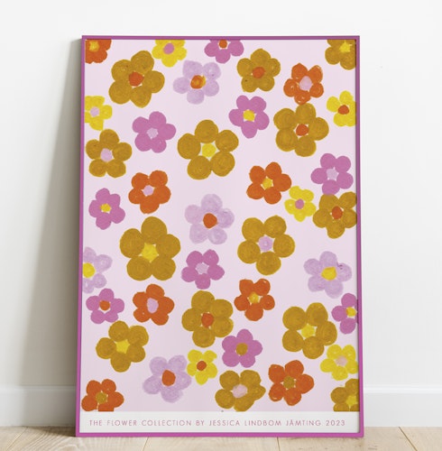 Little Flowers  - Poster av Jessica Jämting
