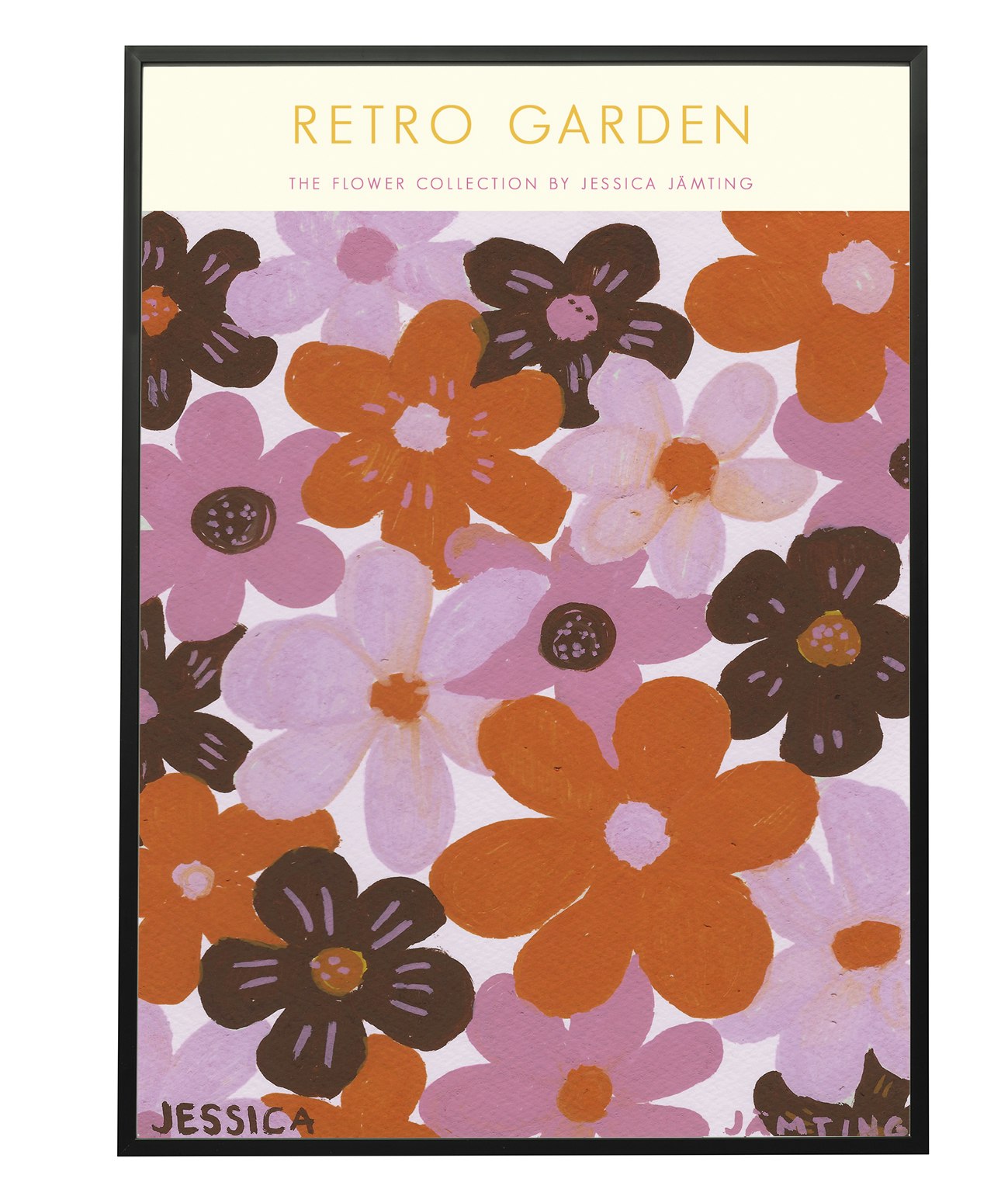 Retro Garden  - Poster av Jessica Jämting