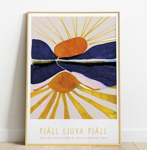 Fjäll ljuva fjäll - Poster av Jessica Jämting