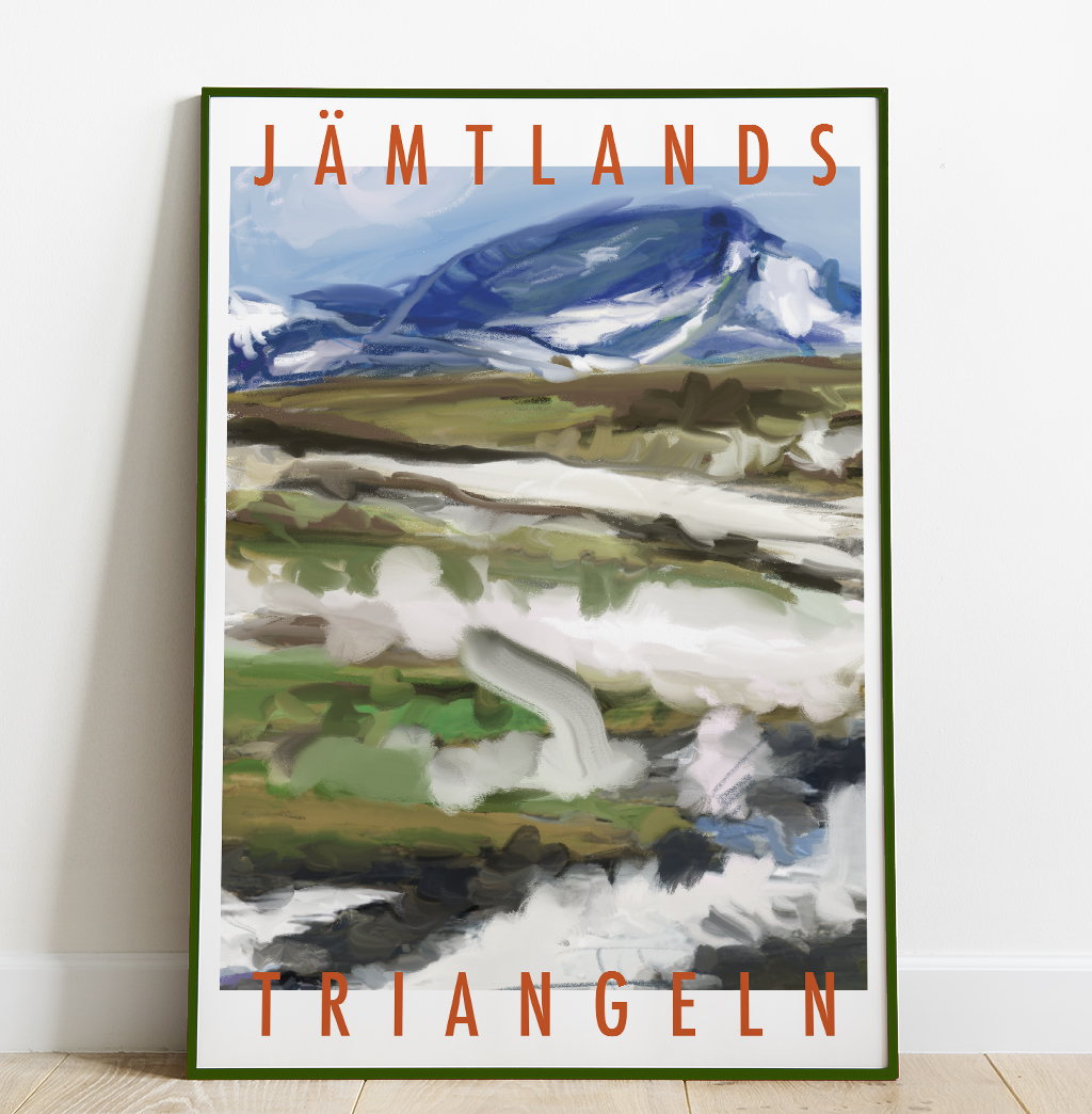 Jämtlandstriangeln - Poster av Jessica Jämting
