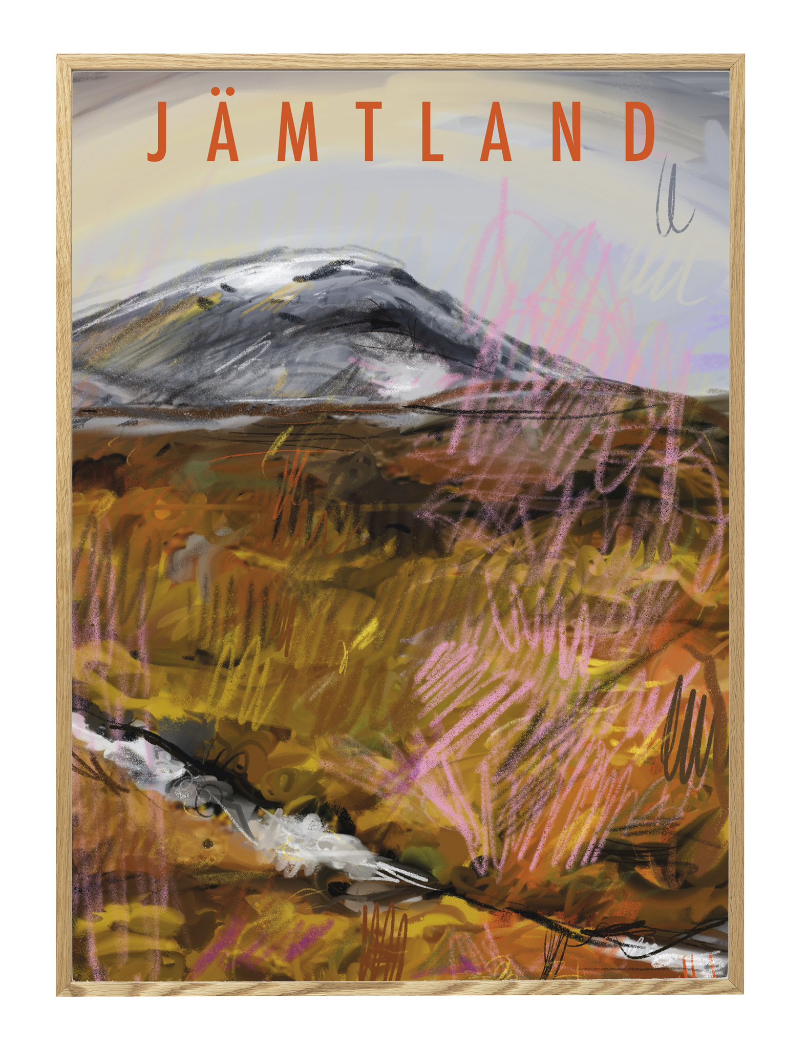 Jämtland  –  Poster av Jessica Jämting