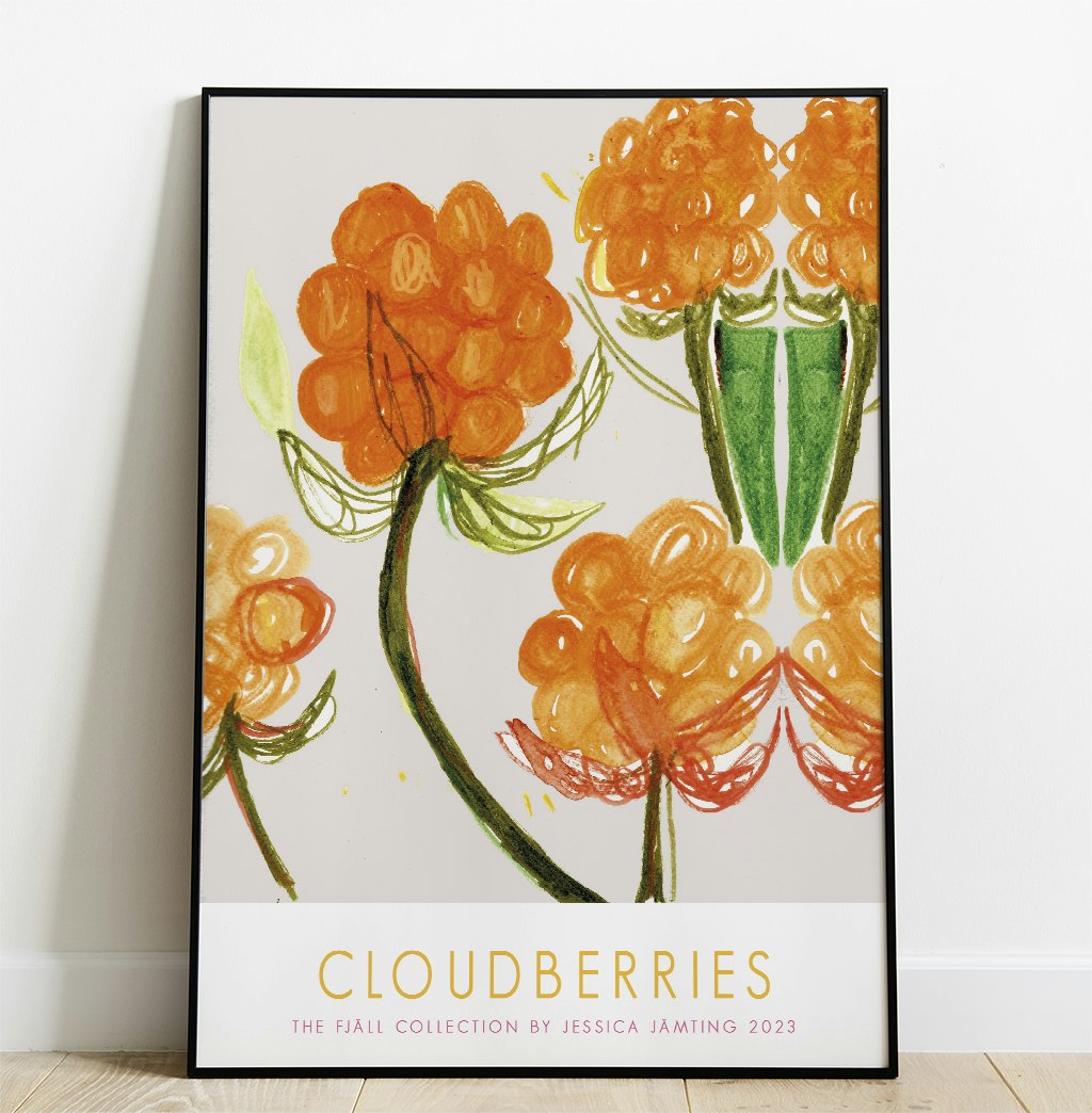 Cloudberries - Poster av Jessica Jämting