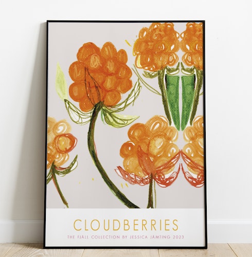 Cloudberries - Poster av Jessica Jämting