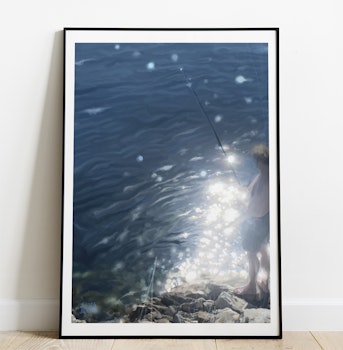 Fiska –  Poster av Jessica Jämting