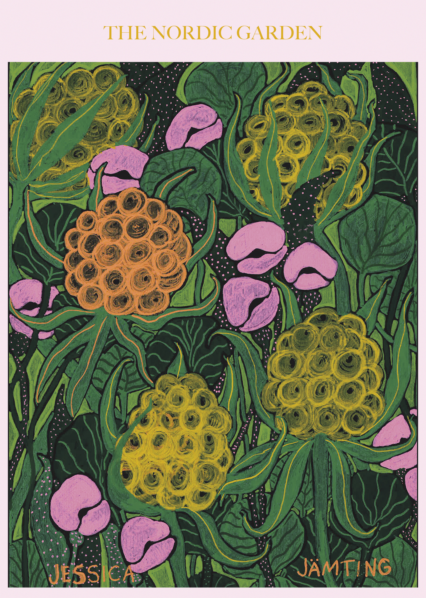 The Nordic Garden  –  Poster by Jessica Jämting