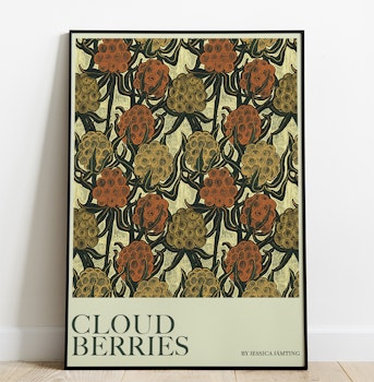 Cloudberries II –  Poster by Jessica Jämting