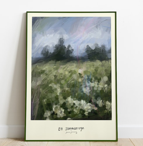Ett sommarregn  –  Poster by Jessica Jämting